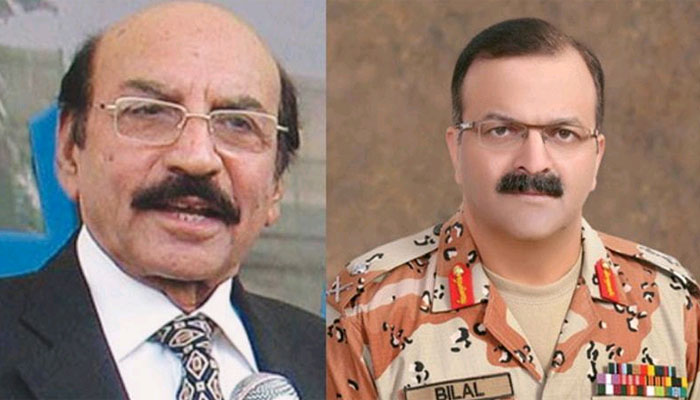وزیراعلیٰ سندھ سے ڈی جی رینجرز بلال اکبر کی ملاقات