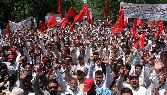 عالمی یوم مزدور کے موقعے پر سندھ بھر میں ریلیاں