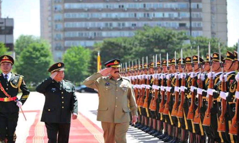 آرمی چیف راحیل شریف کی چینی ہم منصب سے ملاقات