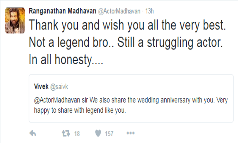 میں اب بھی ایک اسٹرگلنگ ایکٹر ہوں، آر مادھون