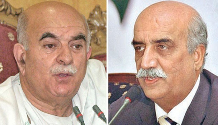 خورشید شاہ سے محمود خان اچکزئی کی ملاقات