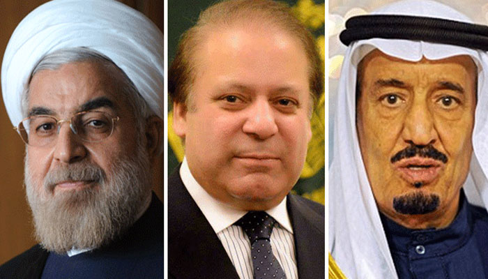 وزیراعظم نواز شریف کوسعودی فرمانروا اور ایرانی صدرکا ٹیلیفون
