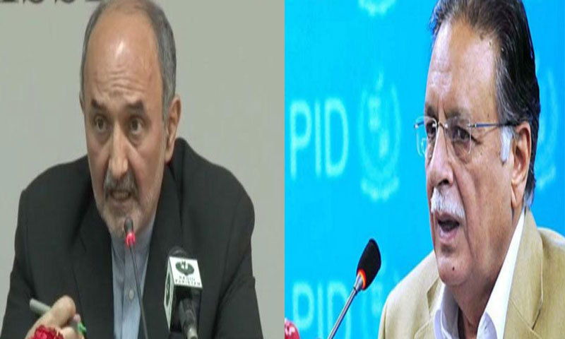 پرویز رشید سے ایرانی سفیر مہدی ہنر دوست کی ملاقات