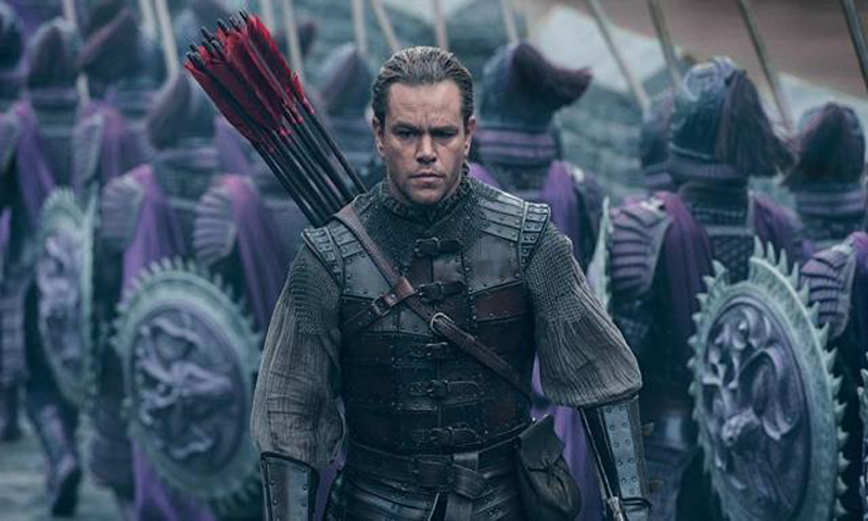 مٹ ڈیمن کی 'دی گریٹ وال' کا ٹریلر جاری