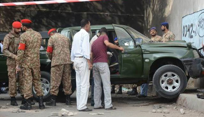 کراچی میں آرمی کےجوانوں پرحملےمیں 4افراد ملوث ہیں،رپورٹ