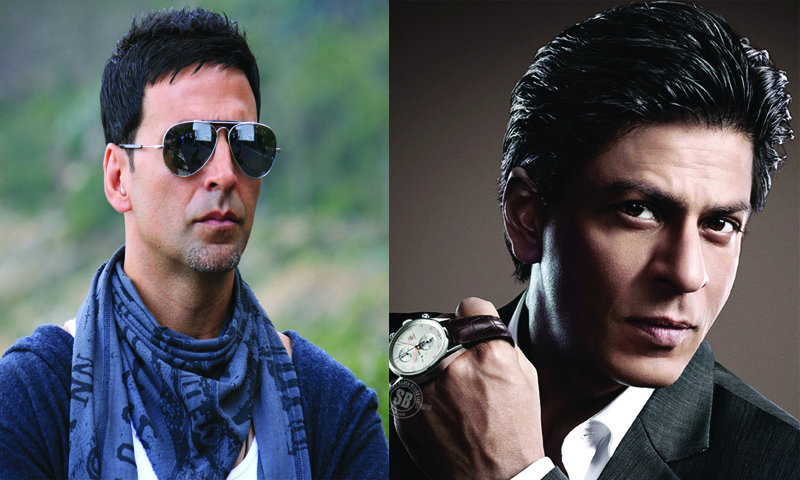 اکشے اور شاہ رخ سب سے زیادہ کمانے والوں کی فہرست میں شامل