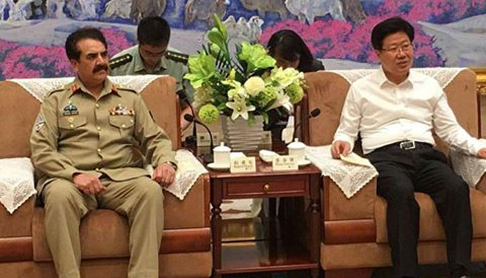 آرمی چیف کی چینی ہم منصب سے ملاقات،اہم امورپر تبادلہ خیال