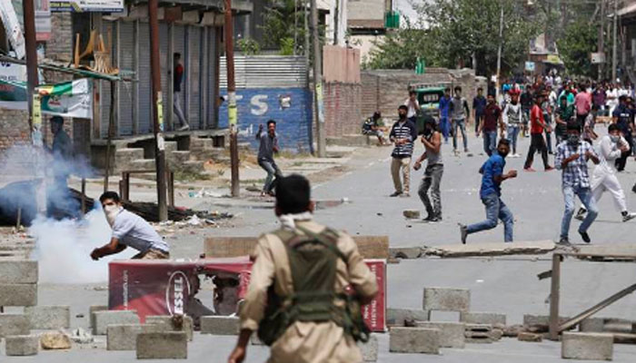 بھارتی یوم آزادی پر مقبوضہ کشمیر میں یوم سیاہ