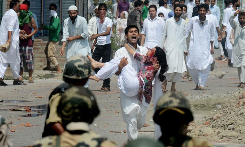 مقبوضہ کشمیر:بھارتی بربریت،جولائی، چوہتر افراد شہید