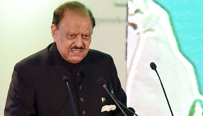 ضرب عضب قومی نظریہ بن چکا ہے، صدرممنو ن حسین