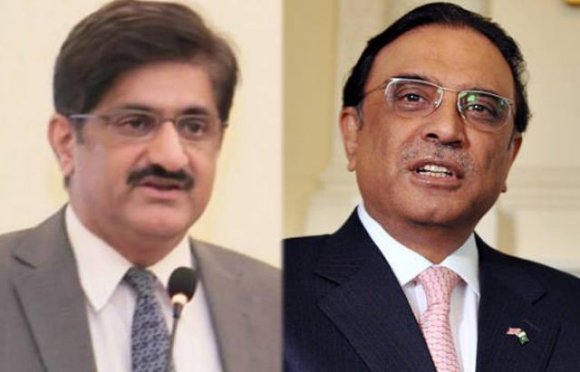 وزیراعلیٰ سندھ مراد علی شاہ کی آصف زرداری سے ملاقات