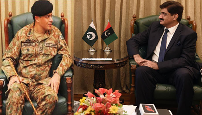 وزیر اعلیٰ سندھ سے کورکمانڈر کراچی نوید مختارکی ملاقات
