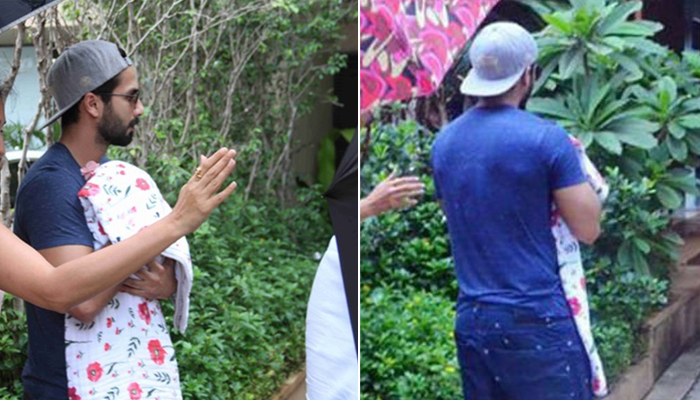 شاہد کپور اپنی ننھی گڑیا کو گھر لے آئے