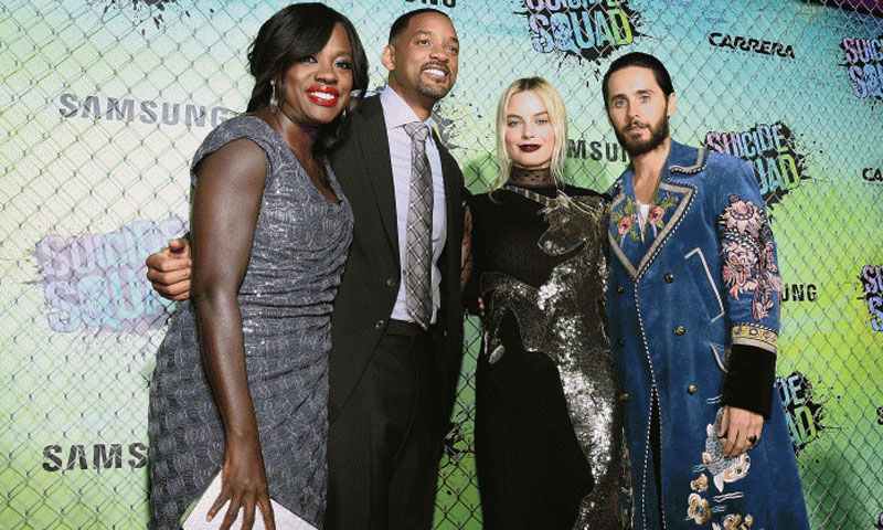 ہالی وڈ فلم سوسائیڈ اسکواڈ کا پریمیئر