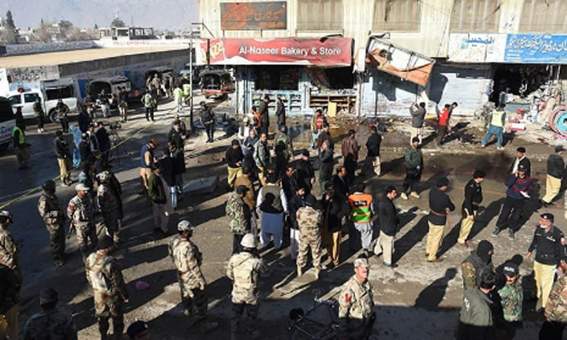 کوئٹہ:دہشت گردی،جج بال بال بچ گئے، تیرہ زخمی