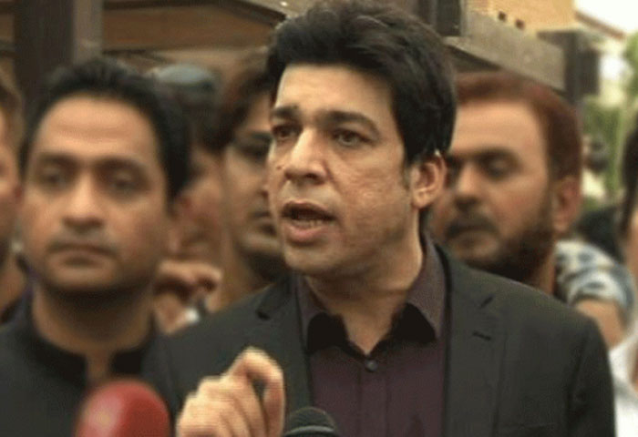 کراچی:پی ٹی آئی رہنما فیصل واڈا زیر حراست