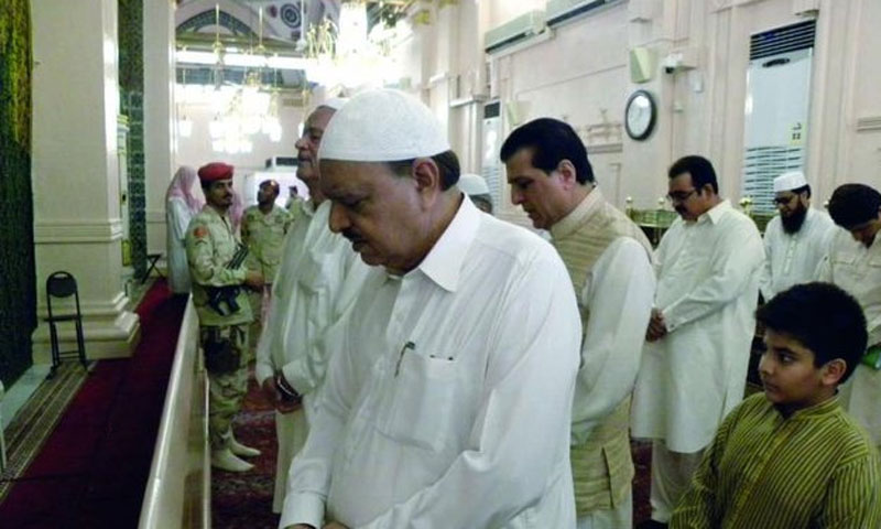 ممنون حسین کی روضہ رسول پرحاضری، مسجد نبوی میں نوافل ادا کیے