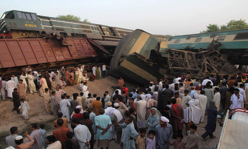 ملتان ٹرین حادثے کا ایک اور زخمی دم توڑ گیا،تعداد5ہوگئی