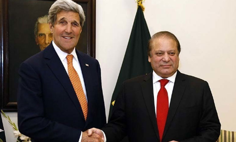 وزیراعظم نواز شریف سے امریکی وزیر خارجہ کی ملاقات