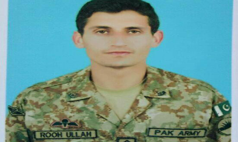 شہید فوجی روح اللہ کو تمغہ جرات دینے کا اعلان