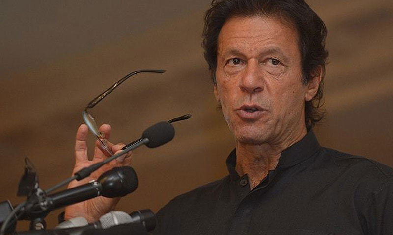 خورشید شاہ پر ڈبل شاہ ہونے کا عمران خان کا الزام