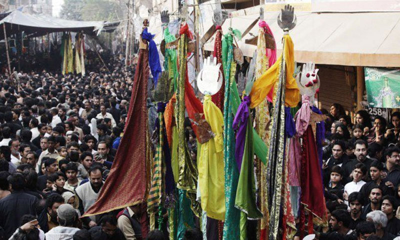 پنجاب میں شہدائے کربلا کی یاد میں 9 محرم کے جلوس رواں دواں