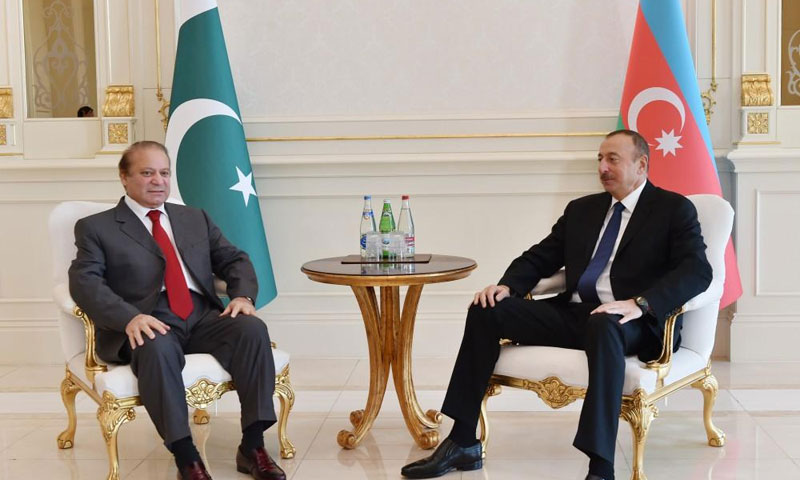 وزیراعظم نوازشریف،صدرآذربائیجان کے درمیان ملاقات