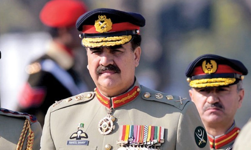 آرمی چیف جنرل راحیل شریف کوئٹہ پہنچ گئے
