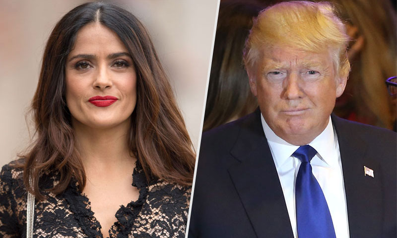 سلمیٰ ہائیک کا ٹرمپ پر جنسی طور پر ہراساں کرنے کا الزام