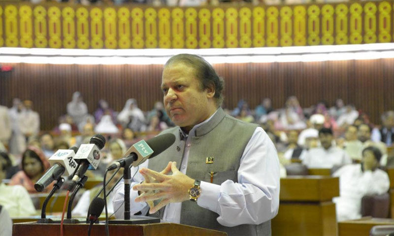کشمیرآتش فشاں کی طرح سلگ رہا ہے، نواز شریف