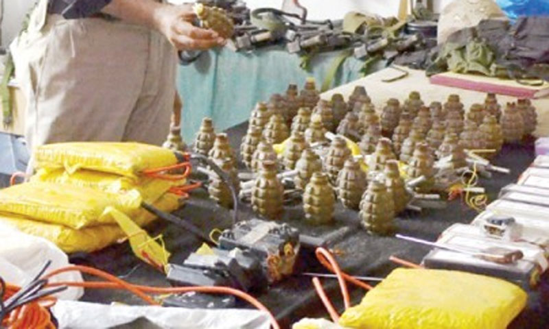 کوئٹہ میں فورسزکی کارروائی،2خودکش جیکٹس، 70کلودھماکا خیز مواد برآمد