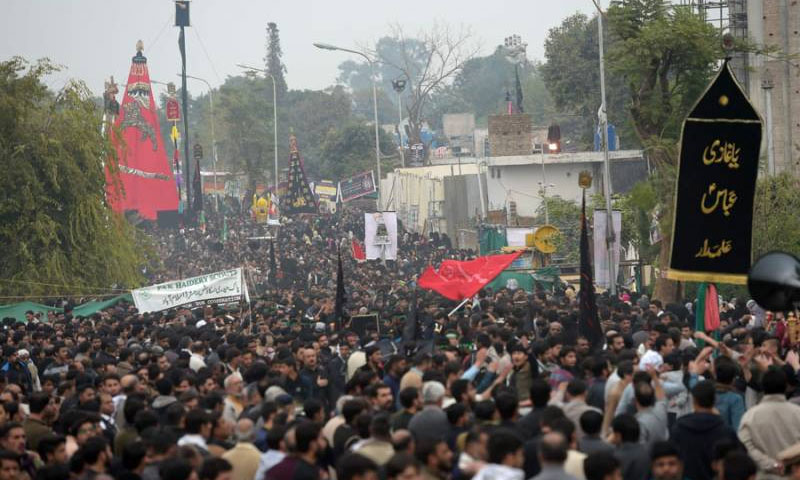 پنجاب :شہدائے کربلا کا چہلم انتہائی عقیدت و احترام سے منایا جارہا ہے