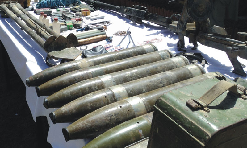 خضدار: دہشتگردی کی کوشش ناکام، بڑی مقدار میں گولہ بارود برآمد