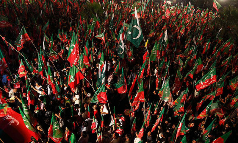 لاک ڈاون سے یوم تشکر، پی ٹی آئی کا جلسہ