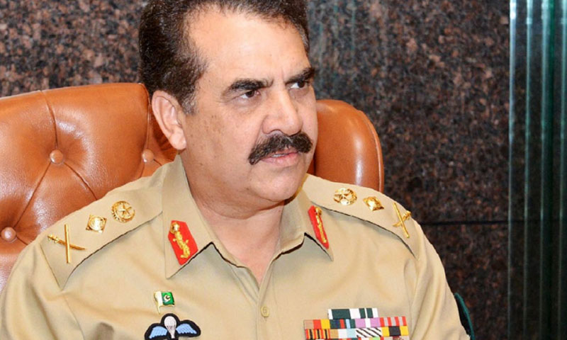 لائن آف کنٹرول پر فائرنگ کا بھرپور جواب دیا جائیگا، راحیل شریف