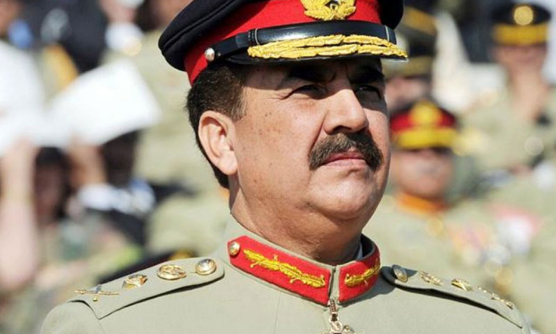 آرمی چیف راحیل&nbsp; شریف کا سلیمانکی سیکٹر کا دورہ