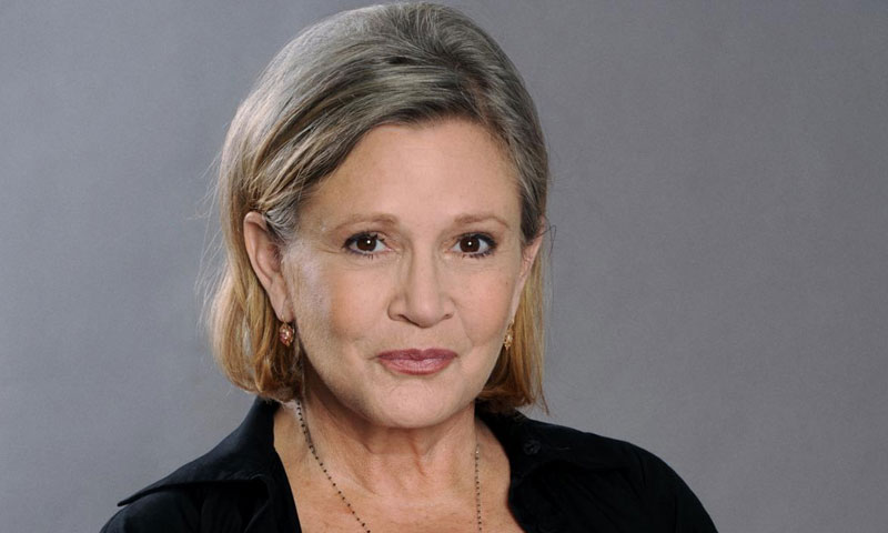 ہالی وڈ اداکارہ کیری فشر 60 برس کی عمرمیں انتقال کرگئیں