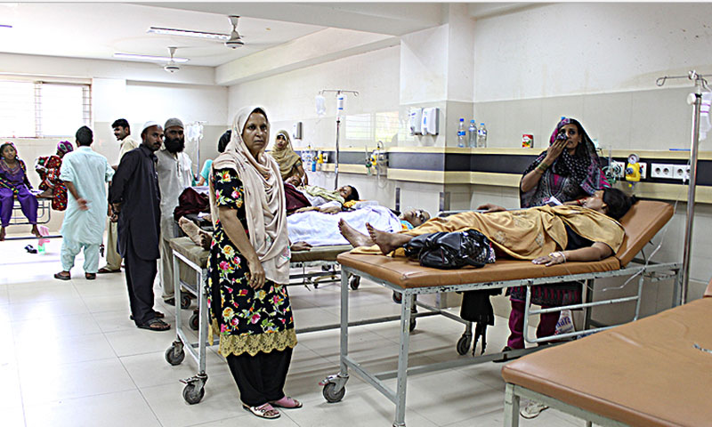 کراچی : پراسرار بیماری سے سینکڑوں متاثر