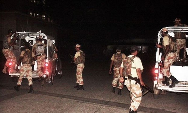 کراچی میں رینجرز کا ٹارگٹڈ آپریشن،3 گینگسٹرز ہلاک