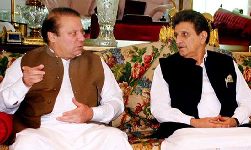 وزیراعظم نواز شریف سے راجہ فاروق حیدر کی ملاقات