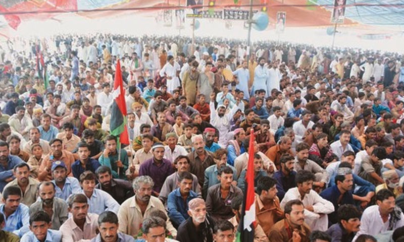 گڑھی خدابخش میں جلسہ عام کے لیے تیاریاں مکمل