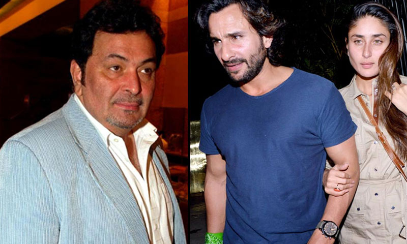 سیف کرینہ کے بیٹے کی پیدائش ،رشی کپور کنٹرول کھو بیٹھے