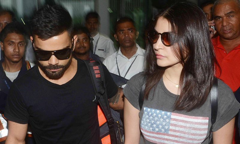 انوشکا شرما اور ویراٹ کوہلی کی منگنی کی خبر گرم