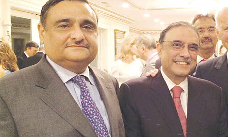 سابق صدر زرداری کی عاصم حسین سے ملاقات