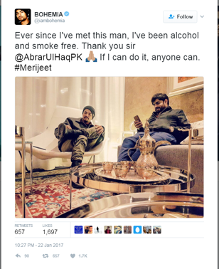 ابرارالحق نے بوہیمیا کی زندگی بدل دی