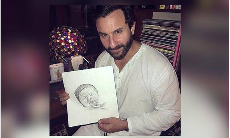سیف علی خان کے  بیٹے تیمورکا اسکیچ سوشل میڈیا پر مقبول