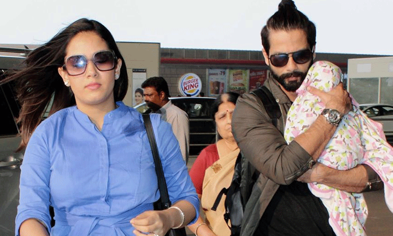 شاہد کپورکی بیٹی کی پہلی تصویرمنظرعام پر