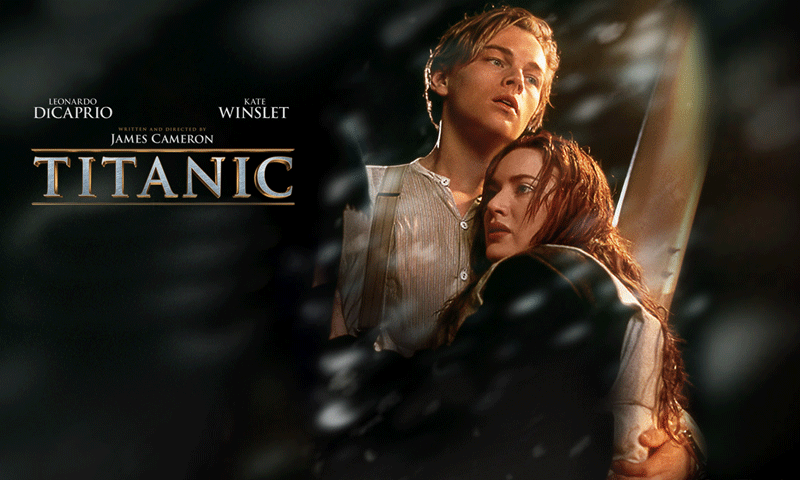 فلم "ٹائی ٹینک" &nbsp;کی پردے کے پیچھے کی تصاویر