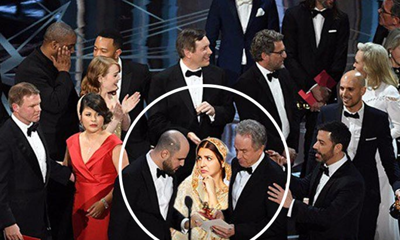 انوشکا بغیر دعوت نامے کے آسکر 2017 میں پہنچ گئیں