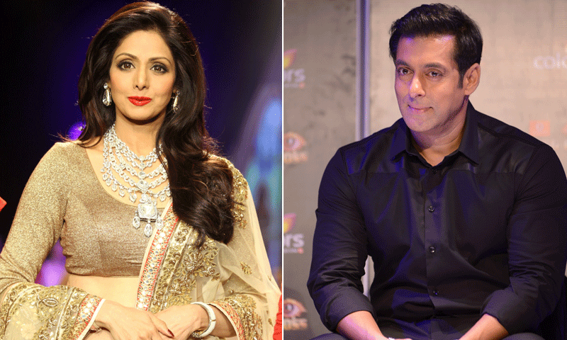 سلمان خان نے سری دیوی کو بولی وڈ "خانز" سے بھی بڑی اداکارہ قرار دے دیا